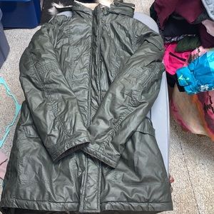 Wildflower green parka size medium